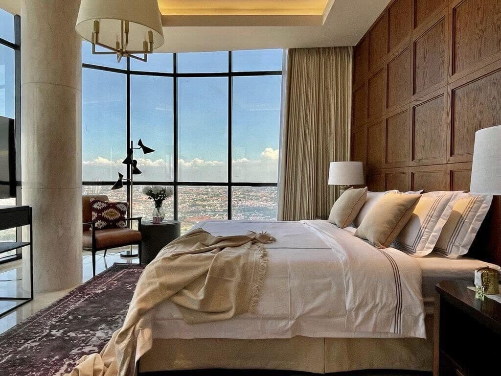 A Sleep Project bed by the window